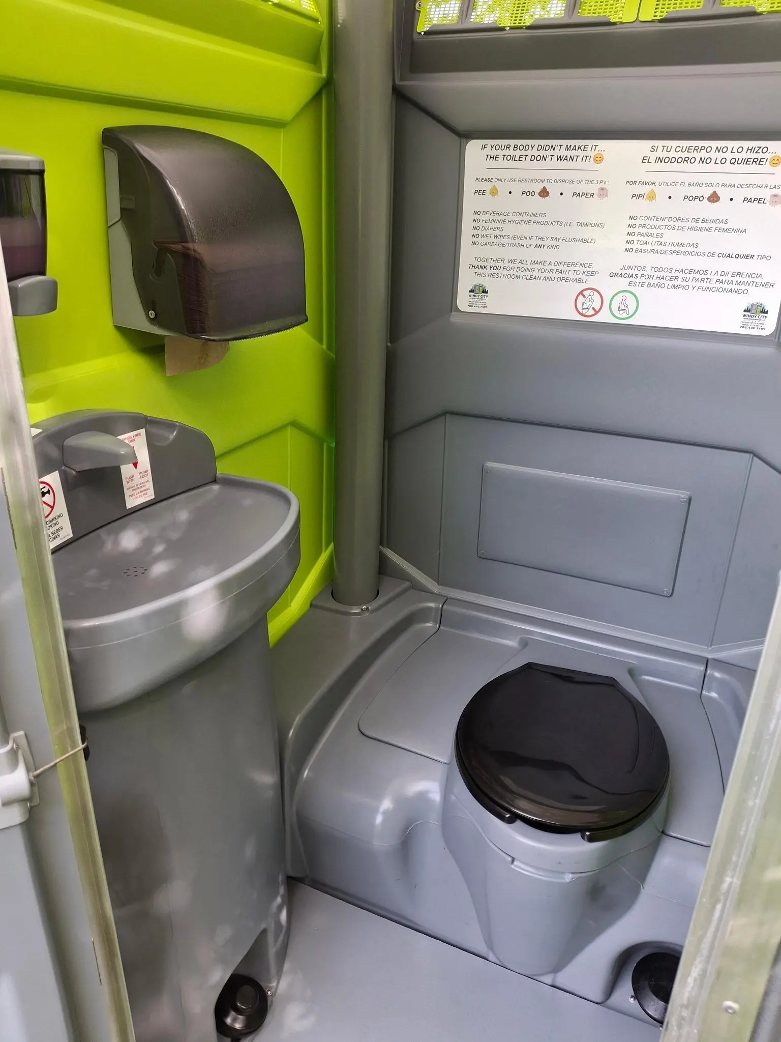 Interior of a Windy City deluxe unit with sink