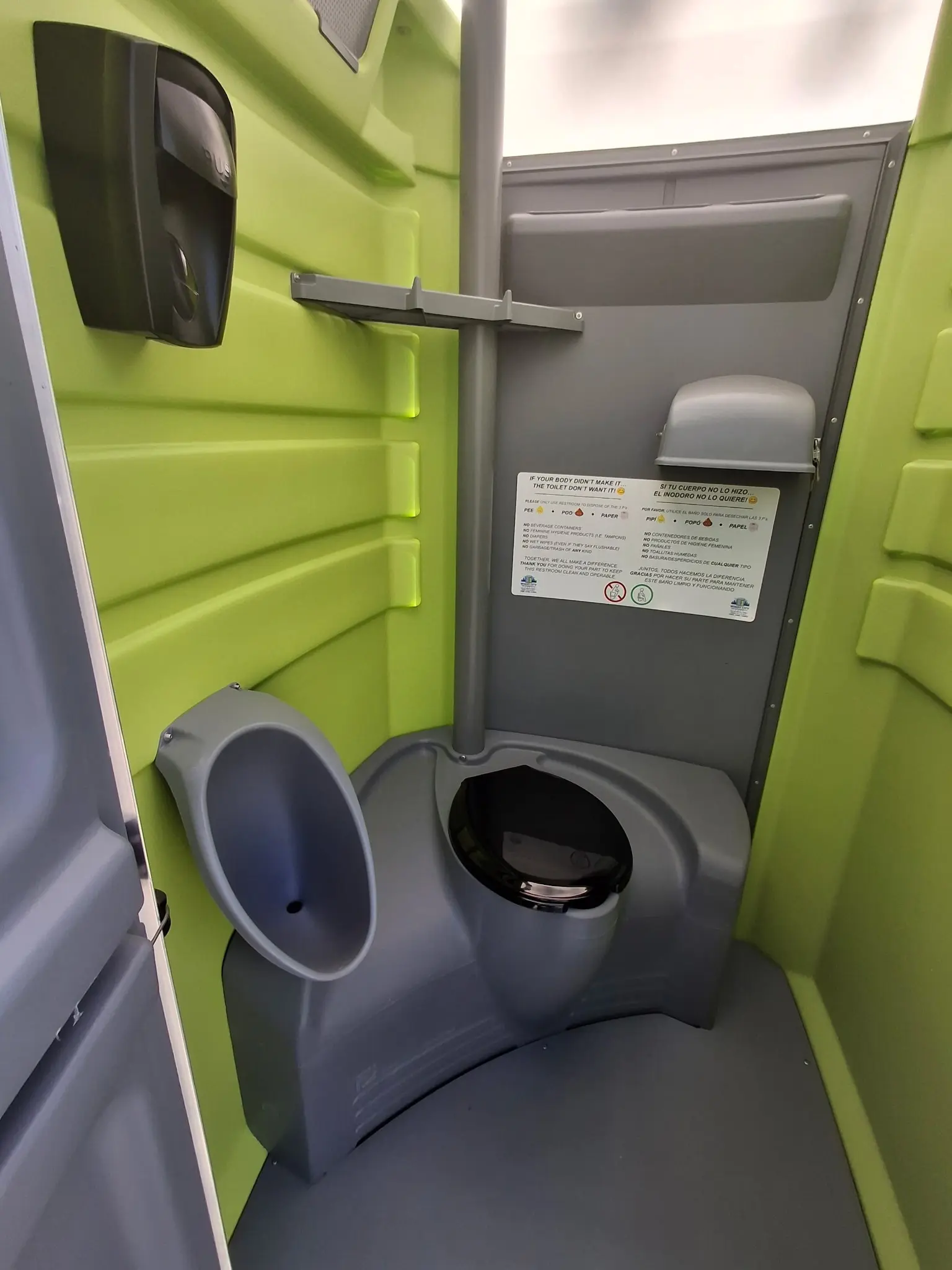 Windy City Standard PLUS portable restroom unit